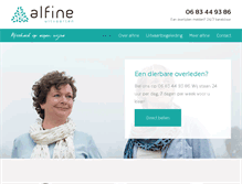 Tablet Screenshot of alfineuitvaarten.nl